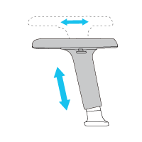 Braços 2D Ajustáveis